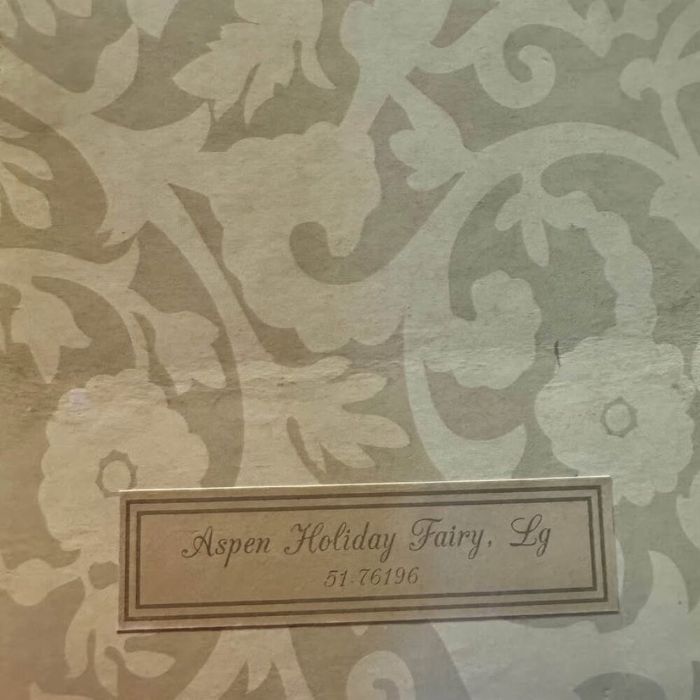 Mark Roberts Aspen Limited Edition Holiday Fairy in box, Large, 150 of 2000 - Picture 6 of 8